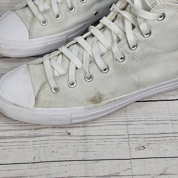 Converse Unisex Chuck Taylor All Star Pro HiTop All White Men 11.5/Women 13.5 - Picture 5 of 8